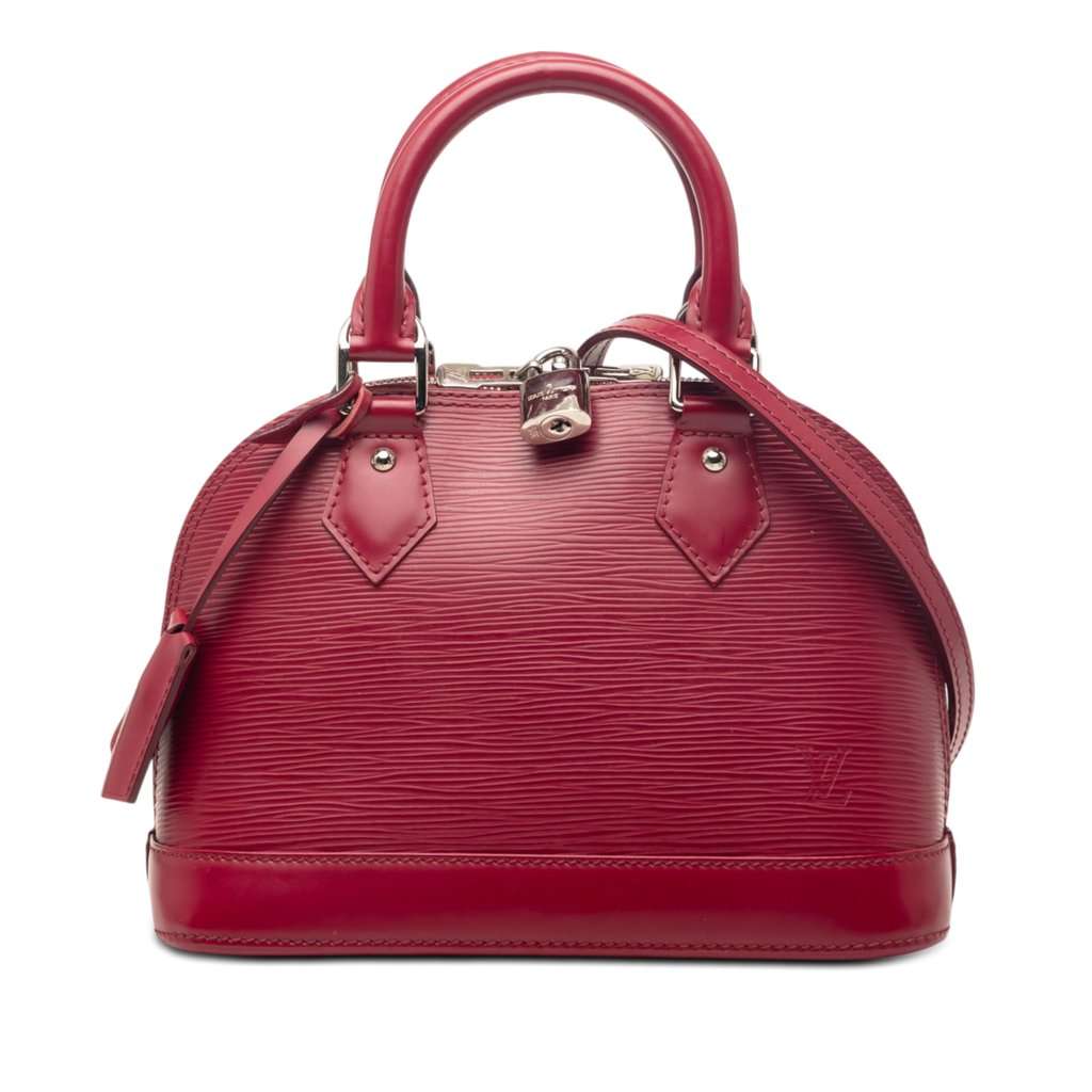 Louis Vuitton Epi Alma BB Pink Leather Very good condition - Front View