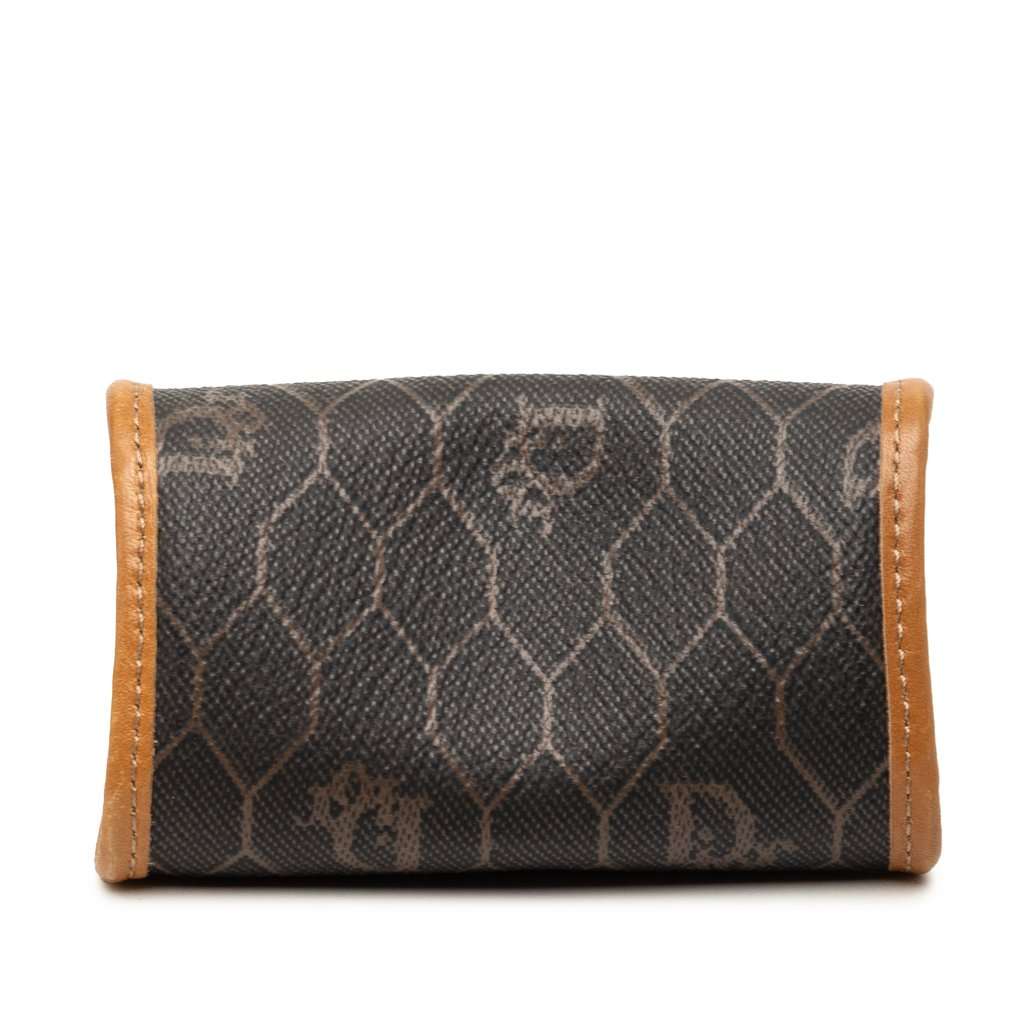 Dior Honeycomb Coated Canvas Coin Pouch Black Very good condition - Inside View