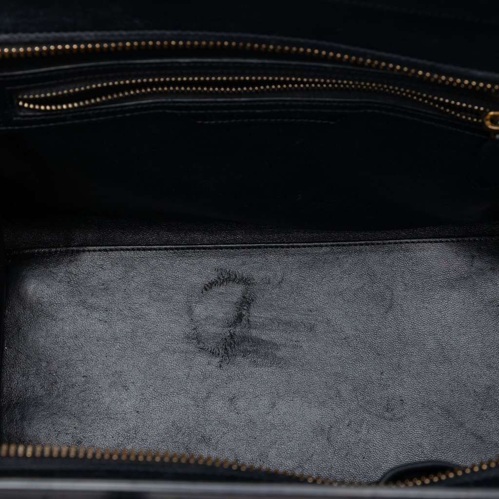 Celine Mini Tricolor Leather Luggage Tote Beige Leather Very good condition - Model View