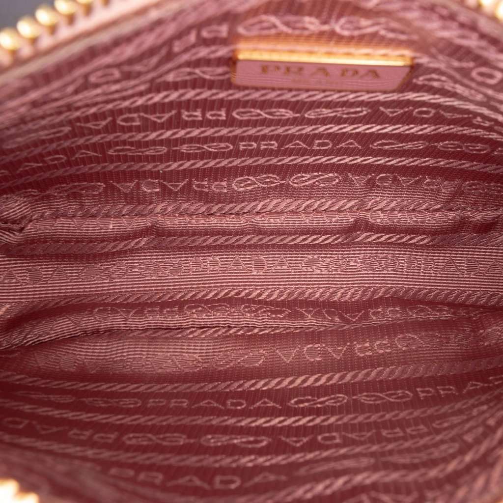 Prada Saffiano Lux Re Edition 2005 Satchel Pink Leather Very good condition - Model View