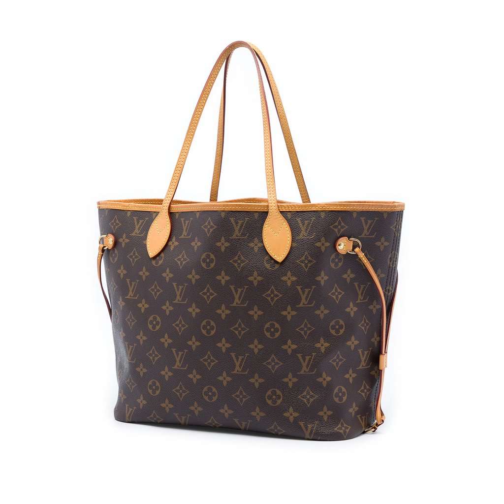 Louis Vuitton Monogram Neverfull MM Brown Very good - Back View