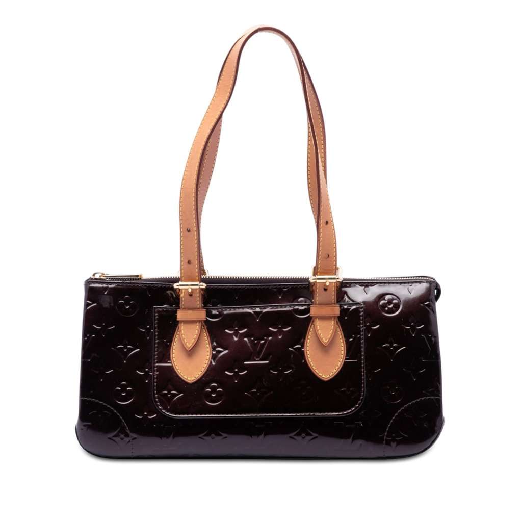 Louis Vuitton Monogram Vernis Rosewood Avenue Purple Leather Very good condition - Front View