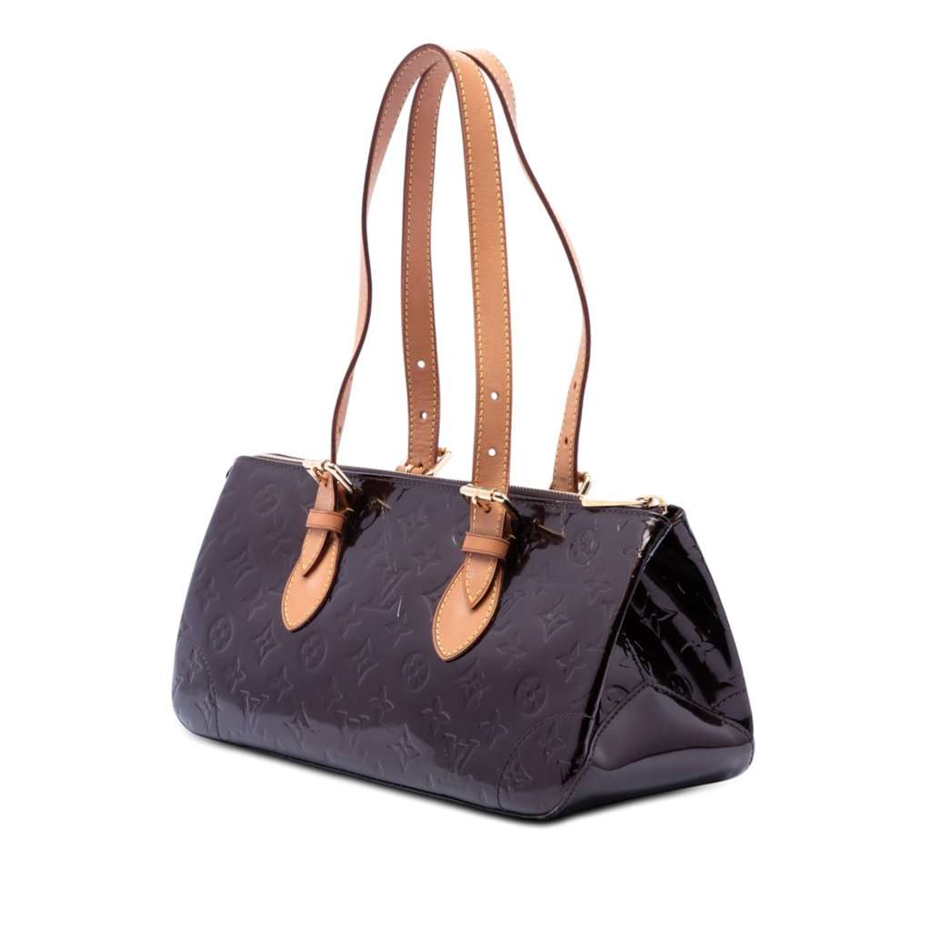 Louis Vuitton Monogram Vernis Rosewood Avenue Purple Leather Very good condition - Back View