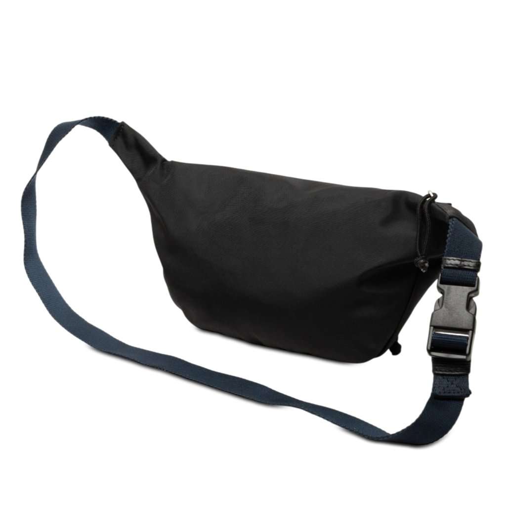 Balenciaga Small Nylon Logo Wheel Belt Bag Black Very good - Back View