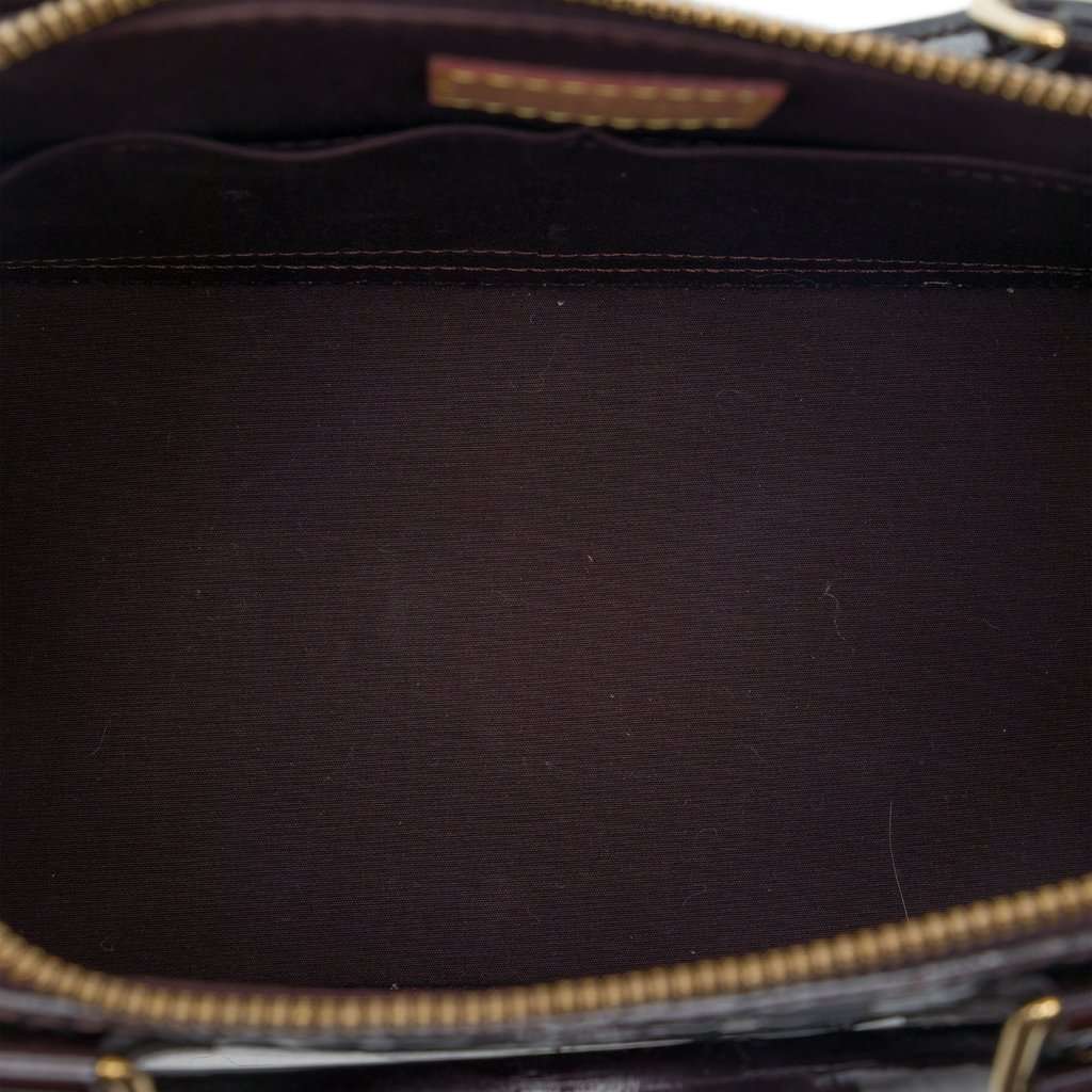 Louis Vuitton Monogram Vernis Alma PM Purple Leather Very good - Model View