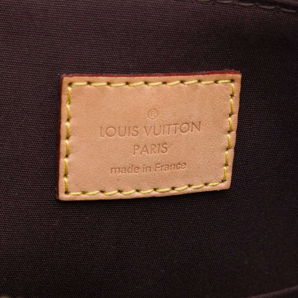 Louis Vuitton Monogram Vernis Alma PM Purple Leather Very good - Box View