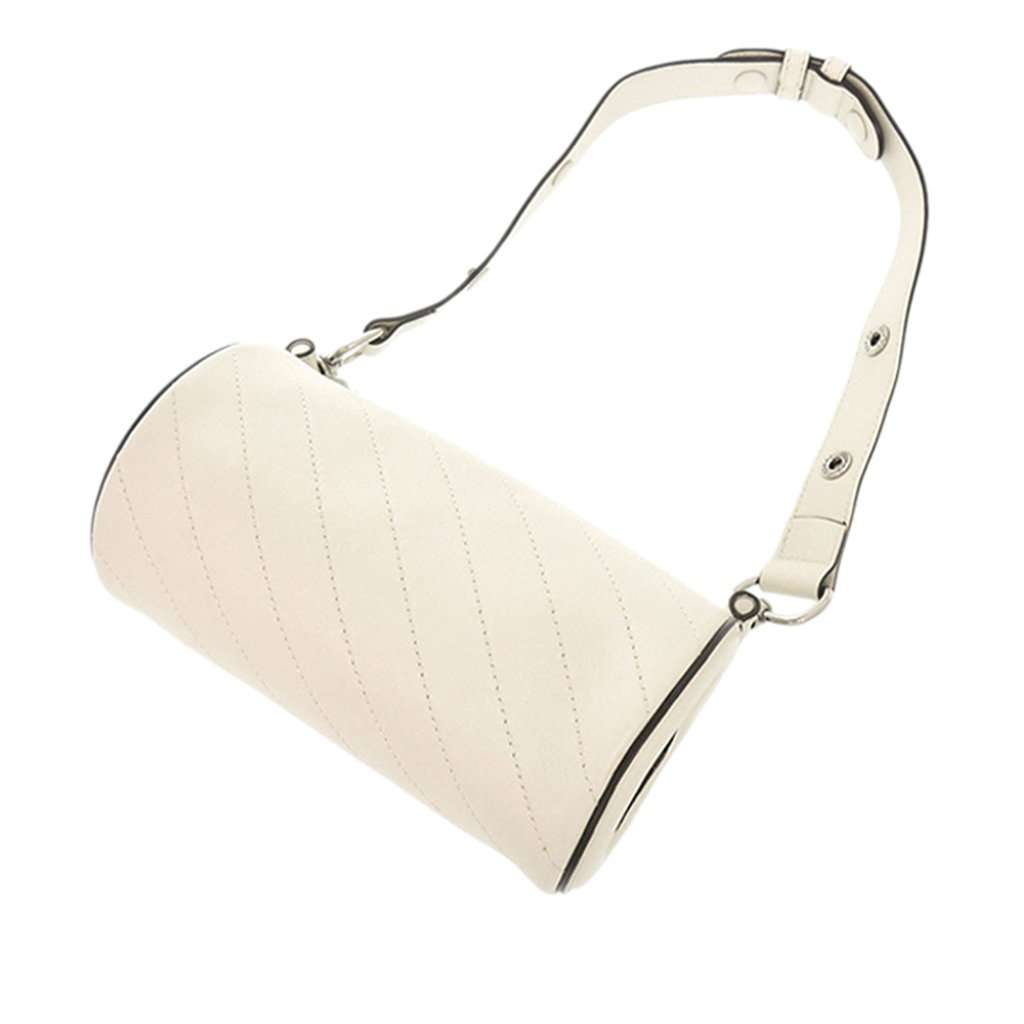 Gucci Mini Leather Blondie Barrel Shoulder Bag White Leather Very good condition - Inside View