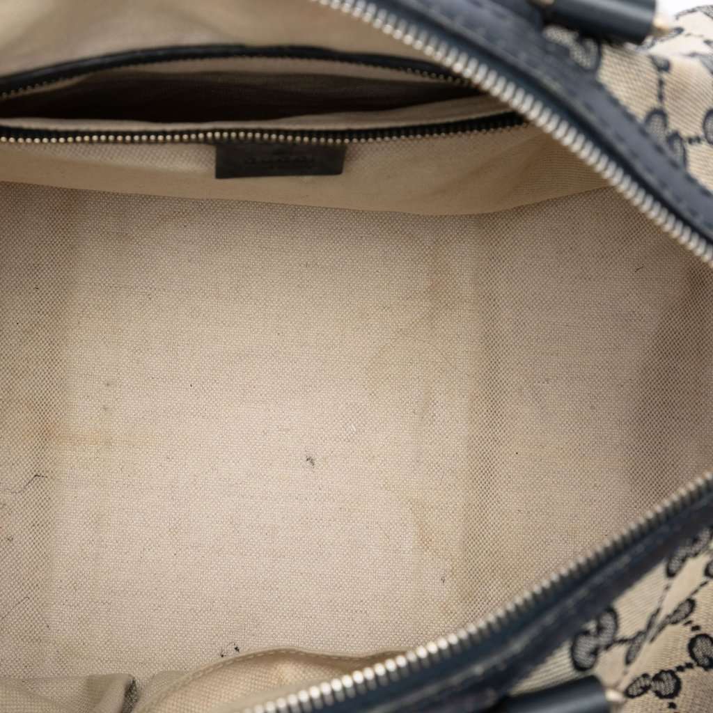 Gucci Medium GG Canvas Web Joy Boston Bag Beige Very good condition - Model View