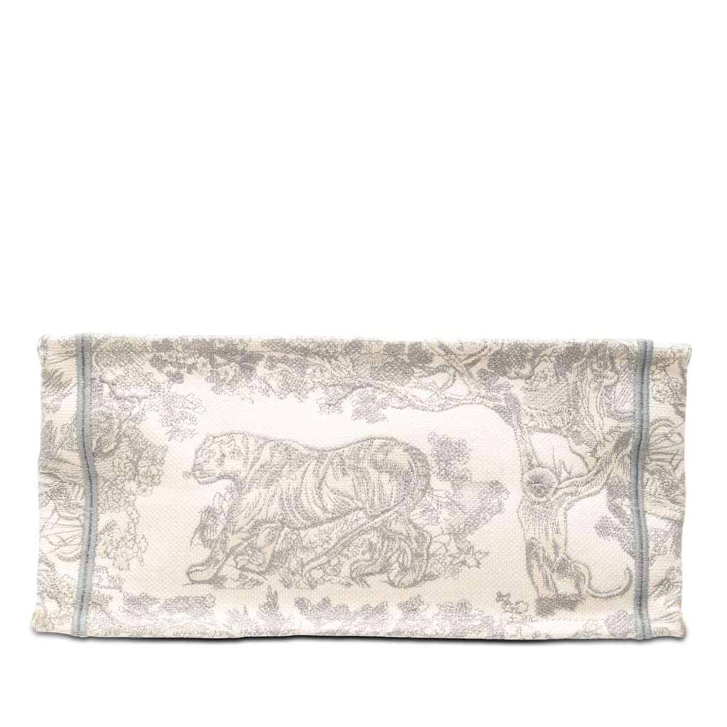 Dior Medium Canvas Embroidered Dioriviera Toile De Jouy Book Tote MultiColor Very good - Inside View