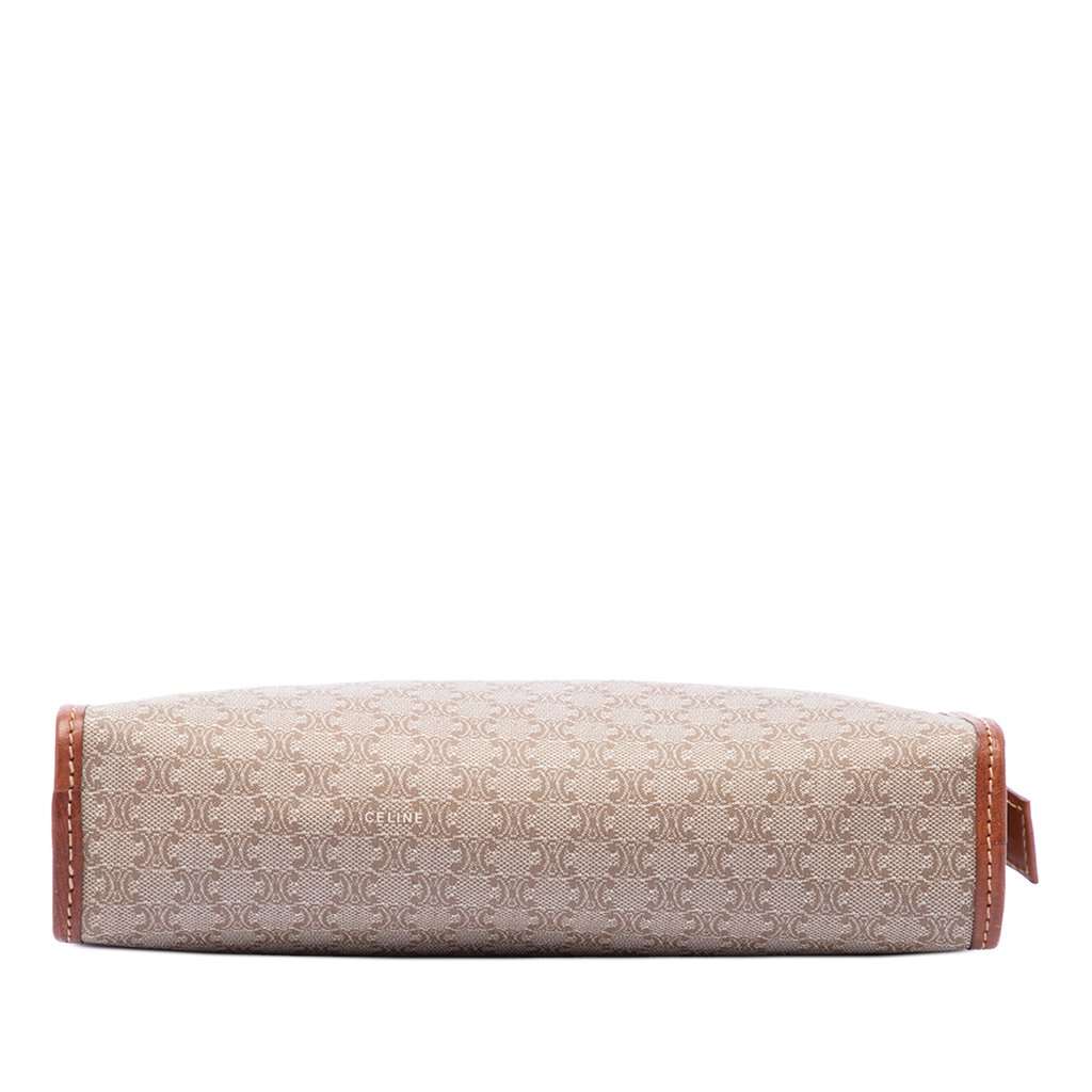 Celine Macadam Coated Canvas Clutch Beige Very good - Inside View