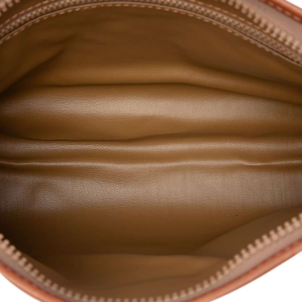 Celine Macadam Coated Canvas Clutch Beige Very good - Model View