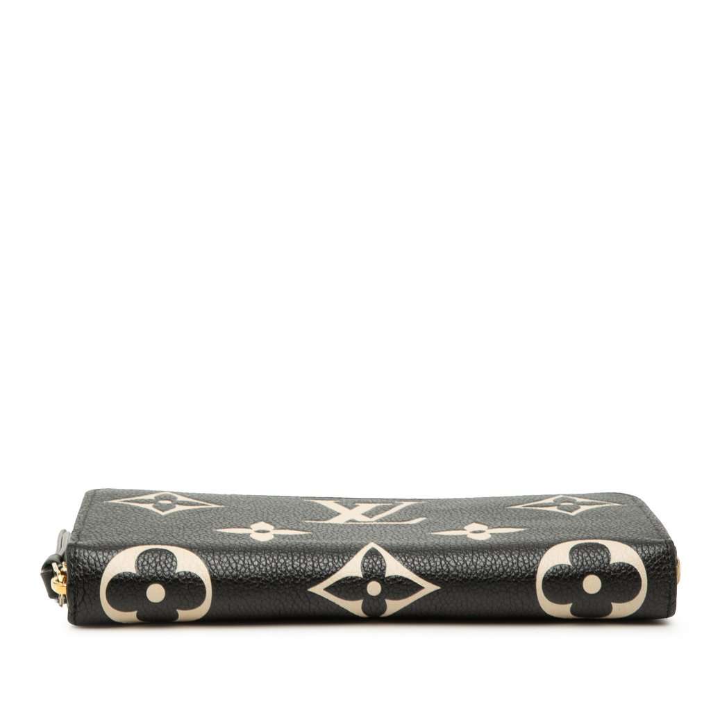 Louis Vuitton Bicolor Monogram Empreinte Giant Zippy Wallet Black Leather Very good condition - Inside View
