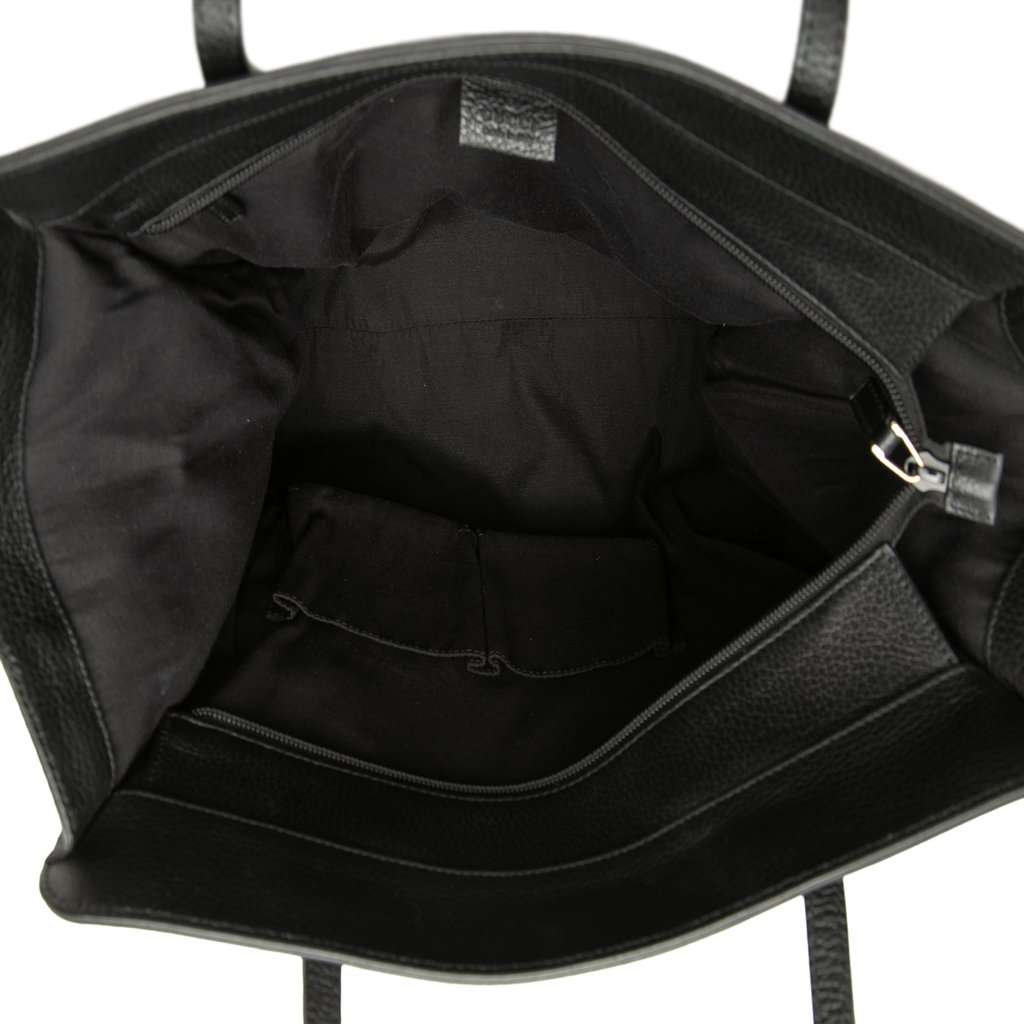 Gucci Dollar Calfskin Interlocking G Tote Black Leather Very good - Model View