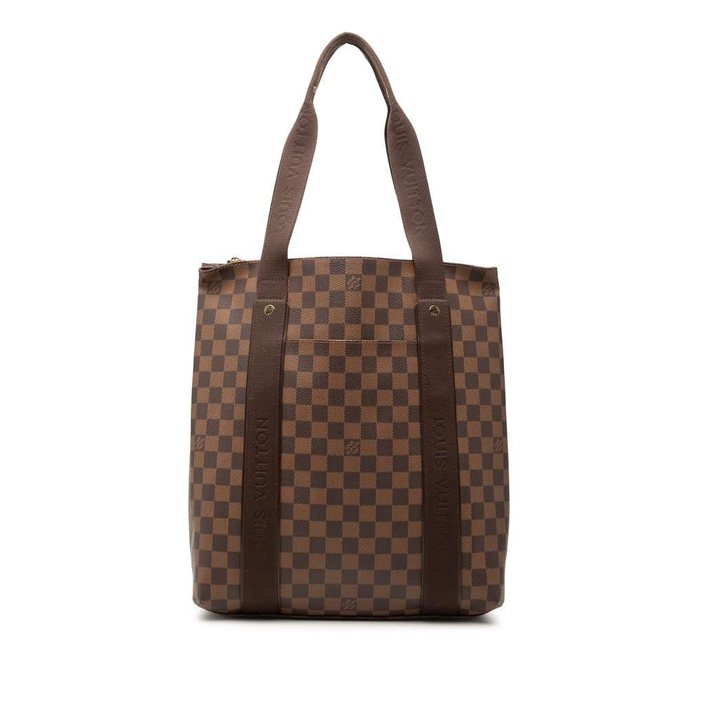 Louis Vuitton Damier Ebene Cabas Beaubourg Brown Very good - Front View