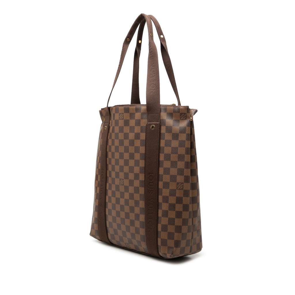 Louis Vuitton Damier Ebene Cabas Beaubourg Brown Very good - Back View