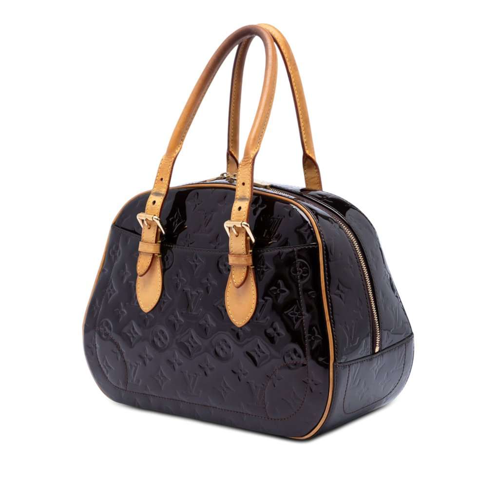Louis Vuitton Monogram Vernis Summit Drive Purple Leather Very good condition - Back View