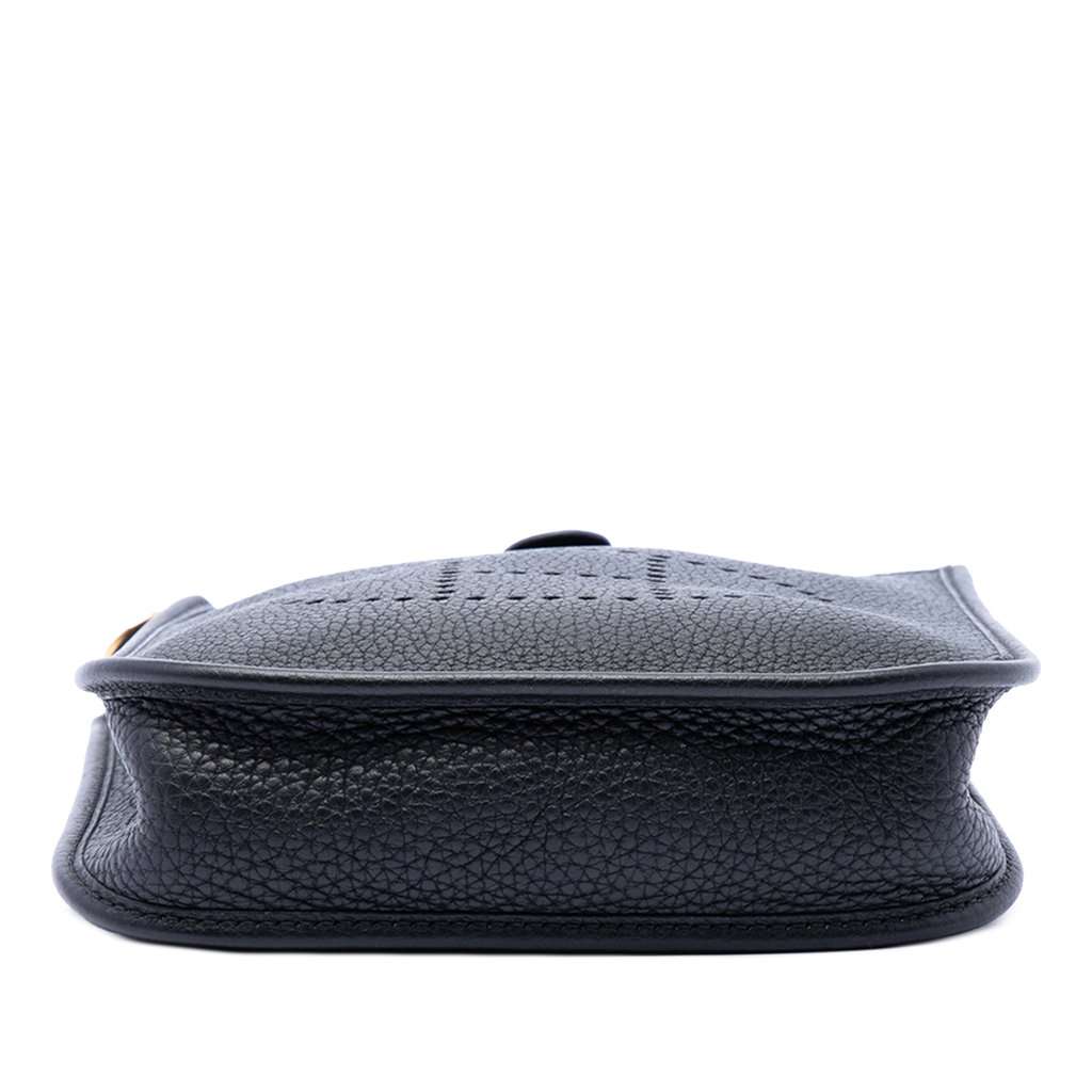 Hermès Clemence Evelyne TPM Black Leather Very good condition - Inside View