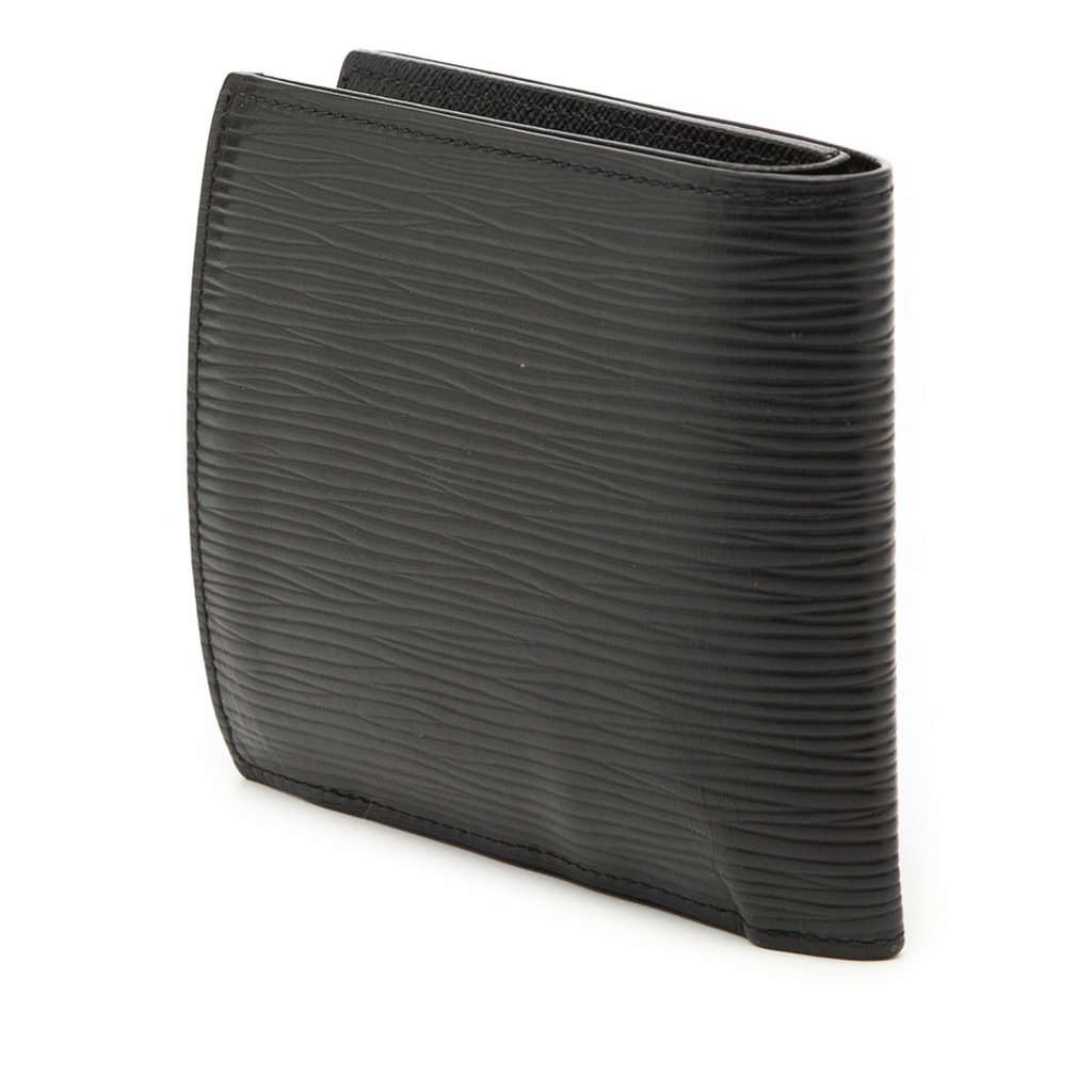 Louis Vuitton Epi Multiple Wallet Black Leather Very good condition - Back View