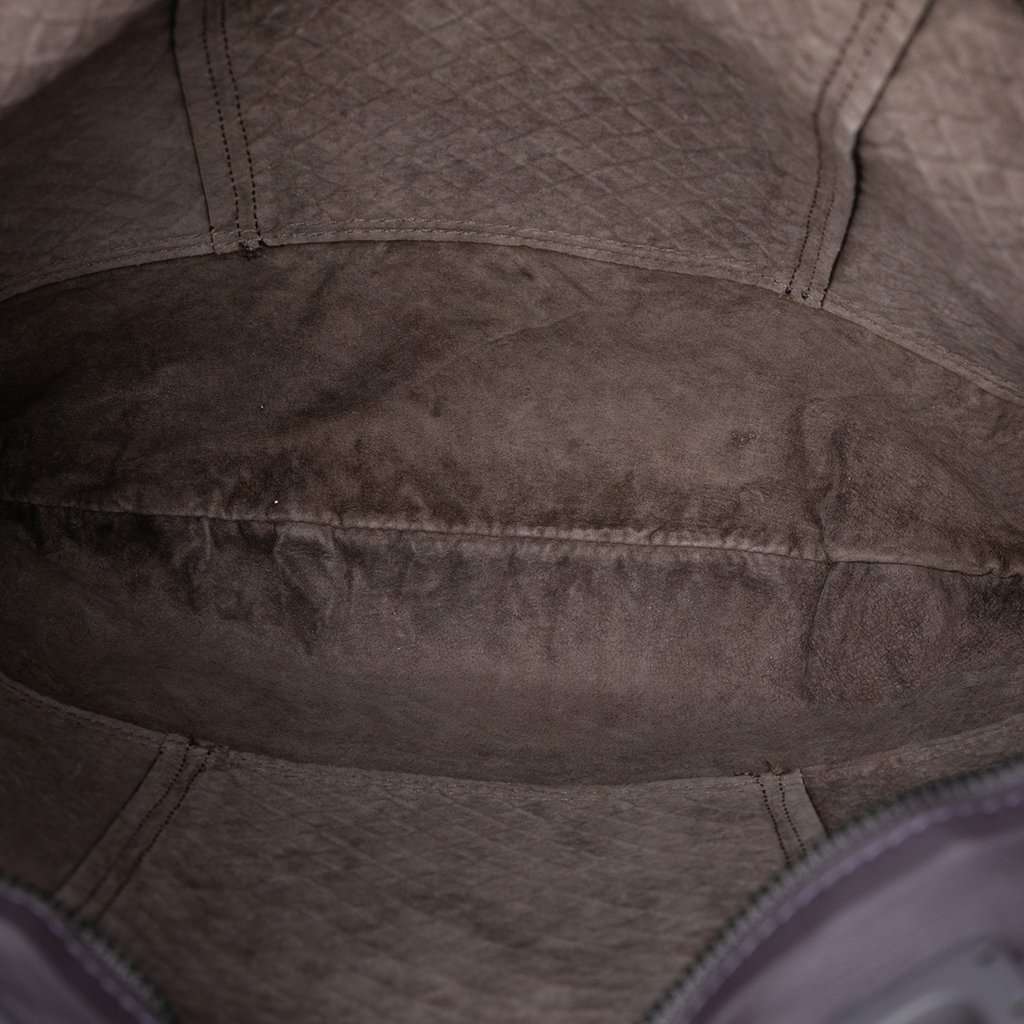 Bottega Veneta Nappa Intrecciato Tote Purple Leather Very good condition - Model View