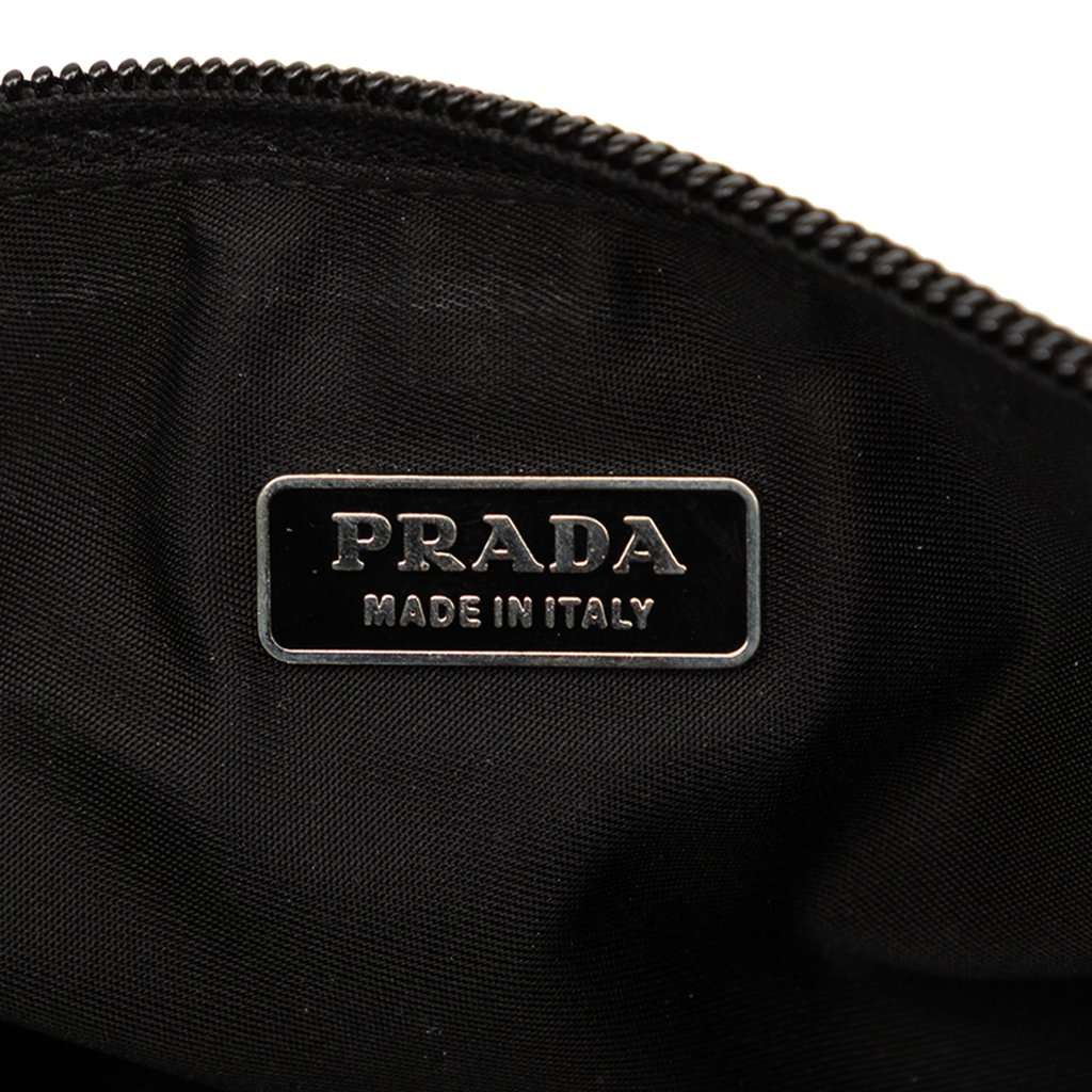 Prada Tessuto Pochette Black Very good condition - Box View