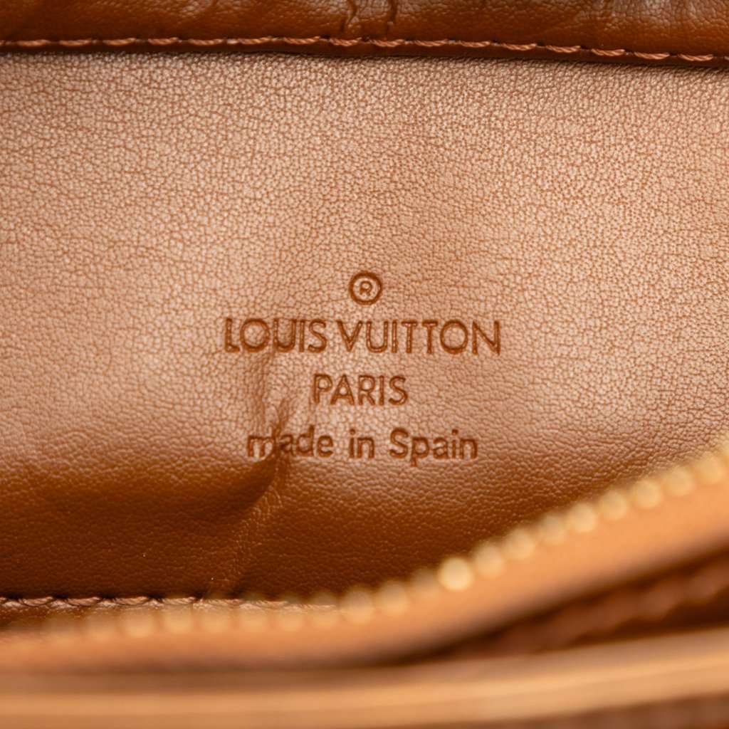 Louis Vuitton Monogram Vernis Houston Brown Leather Very good condition - Box View