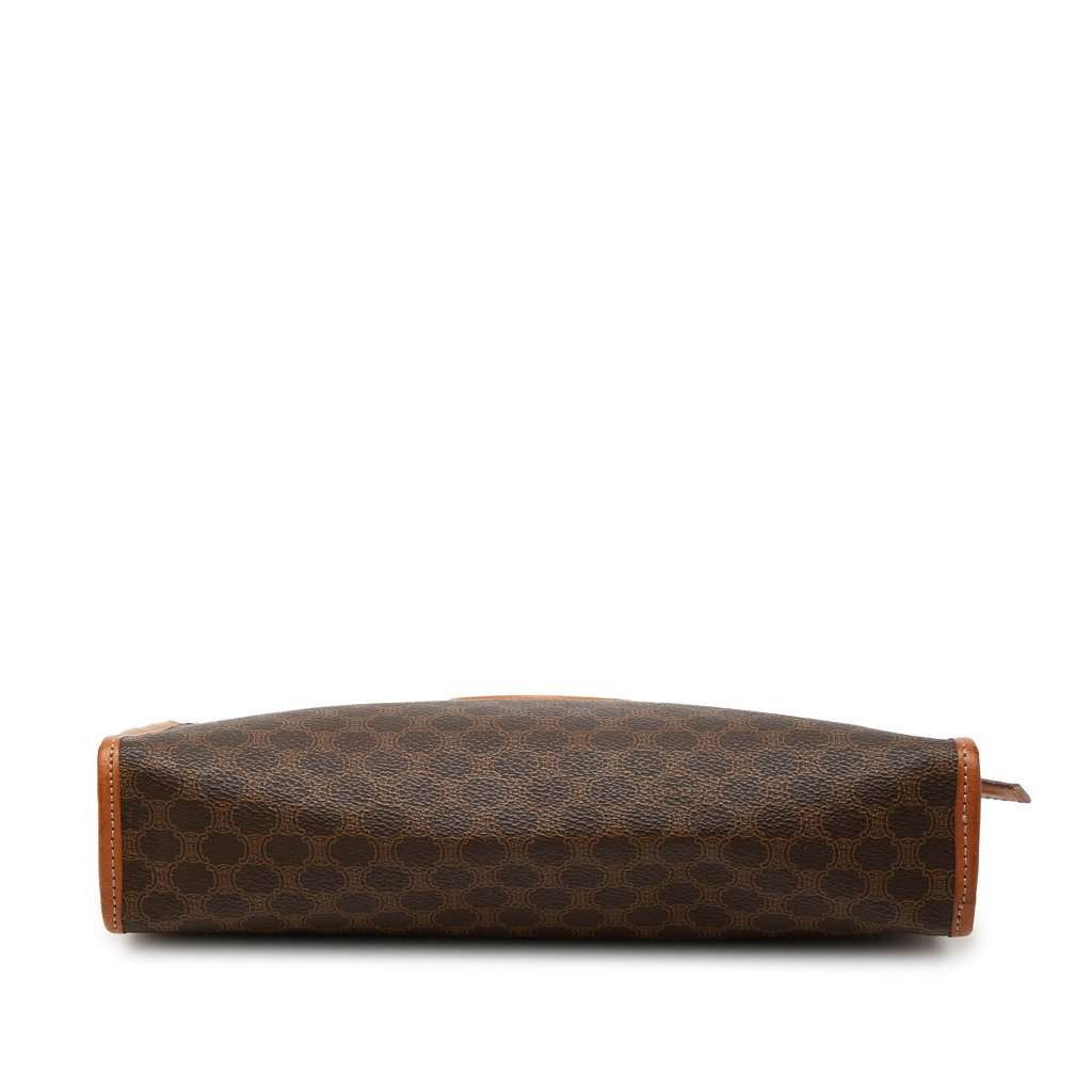 Celine Macadam Coated Canvas Clutch Brown Very good - Inside View