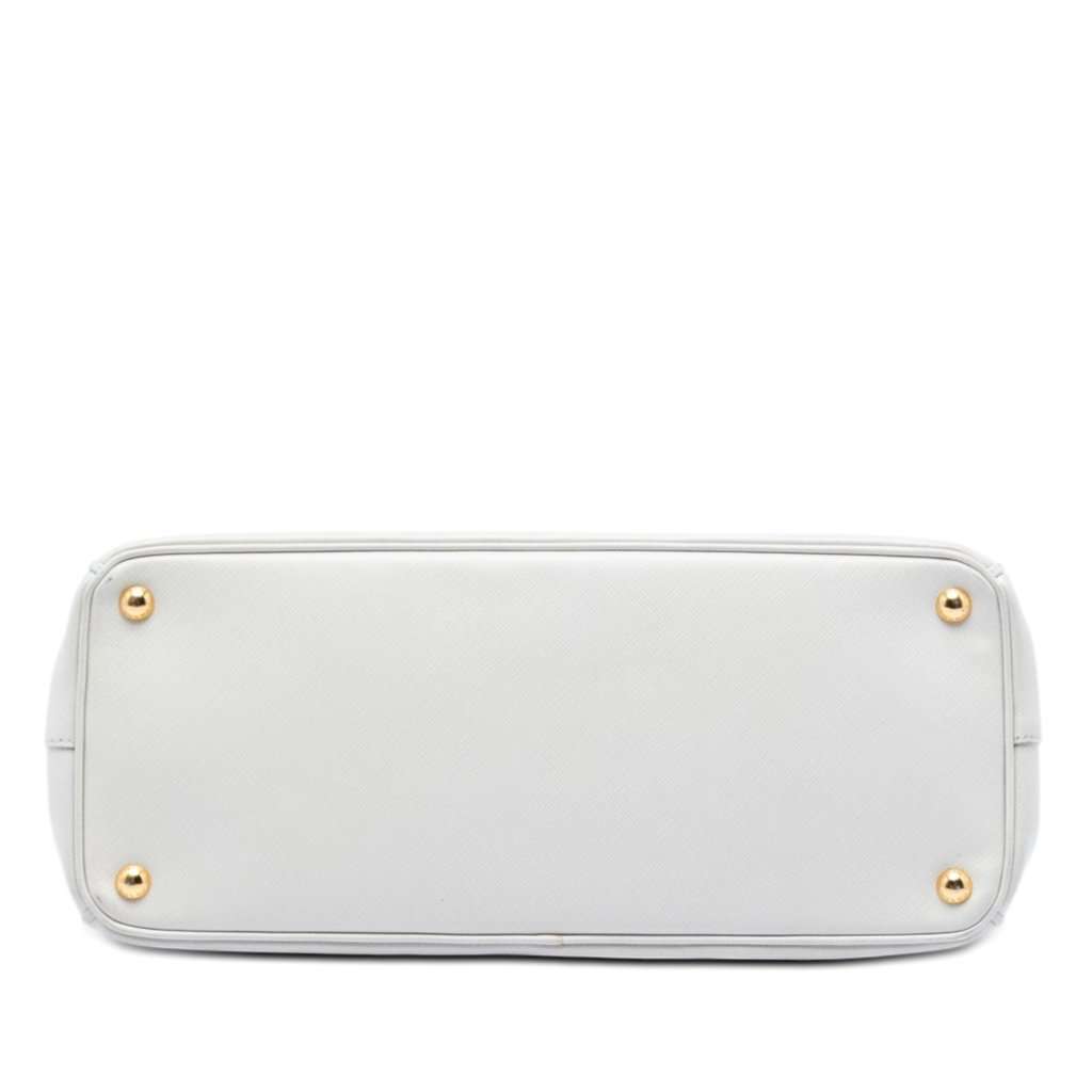 Prada Saffiano Lux Parabole Tote White Leather Very good condition - Inside View