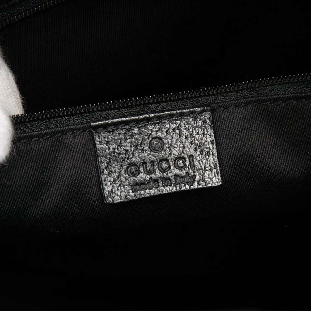 Gucci GG Canvas Tote Black Very good condition - Box View