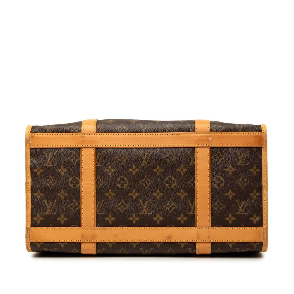 Louis Vuitton Monogram Sac Chien Pet Carrier 40 Brown Very good - Inside View