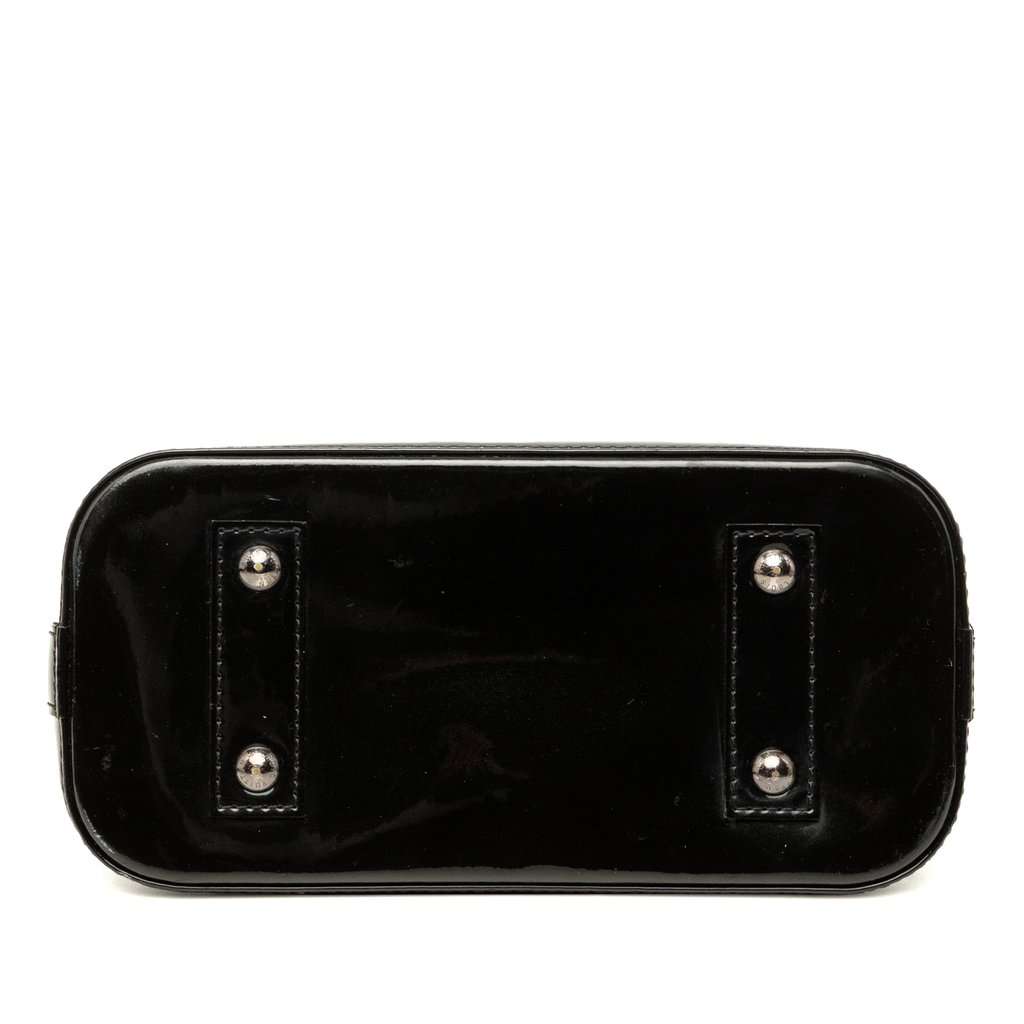 Louis Vuitton Monogram Vernis Alma BB Black Leather Very good - Inside View