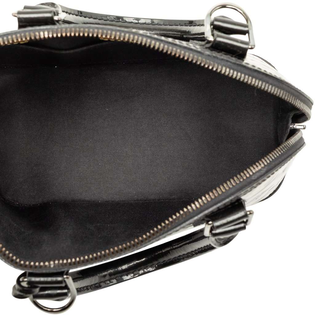 Louis Vuitton Monogram Vernis Alma BB Black Leather Very good - Model View