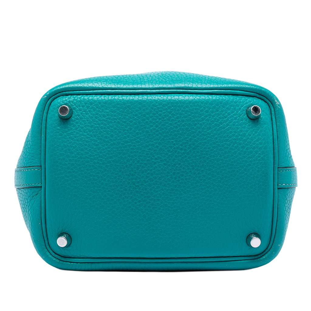 Hermès Clemence Picotin Lock 18 Blue Leather Very good condition - Inside View