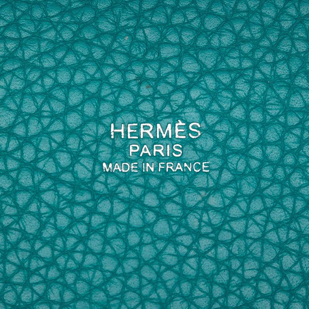Hermès Clemence Picotin Lock 18 Blue Leather Very good condition - Model View