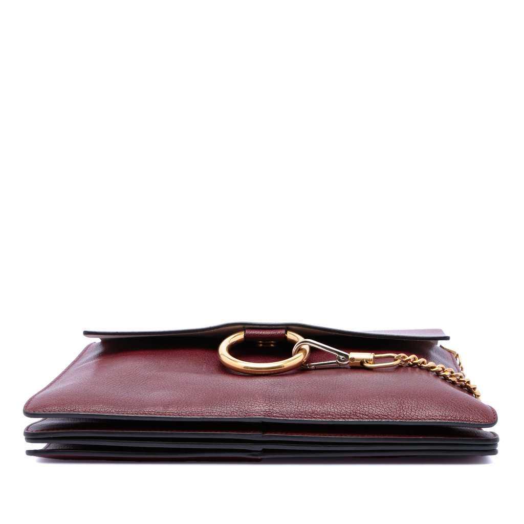 Chloé Medium Leather Faye Shoulder Bag Red Leather Very good condition - Inside View