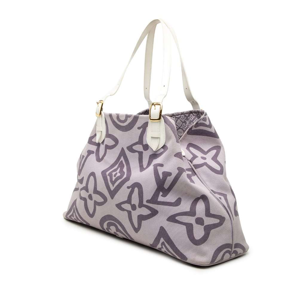 Louis Vuitton Monogram Tahitienne Cabas GM Purple Very good condition - Back View