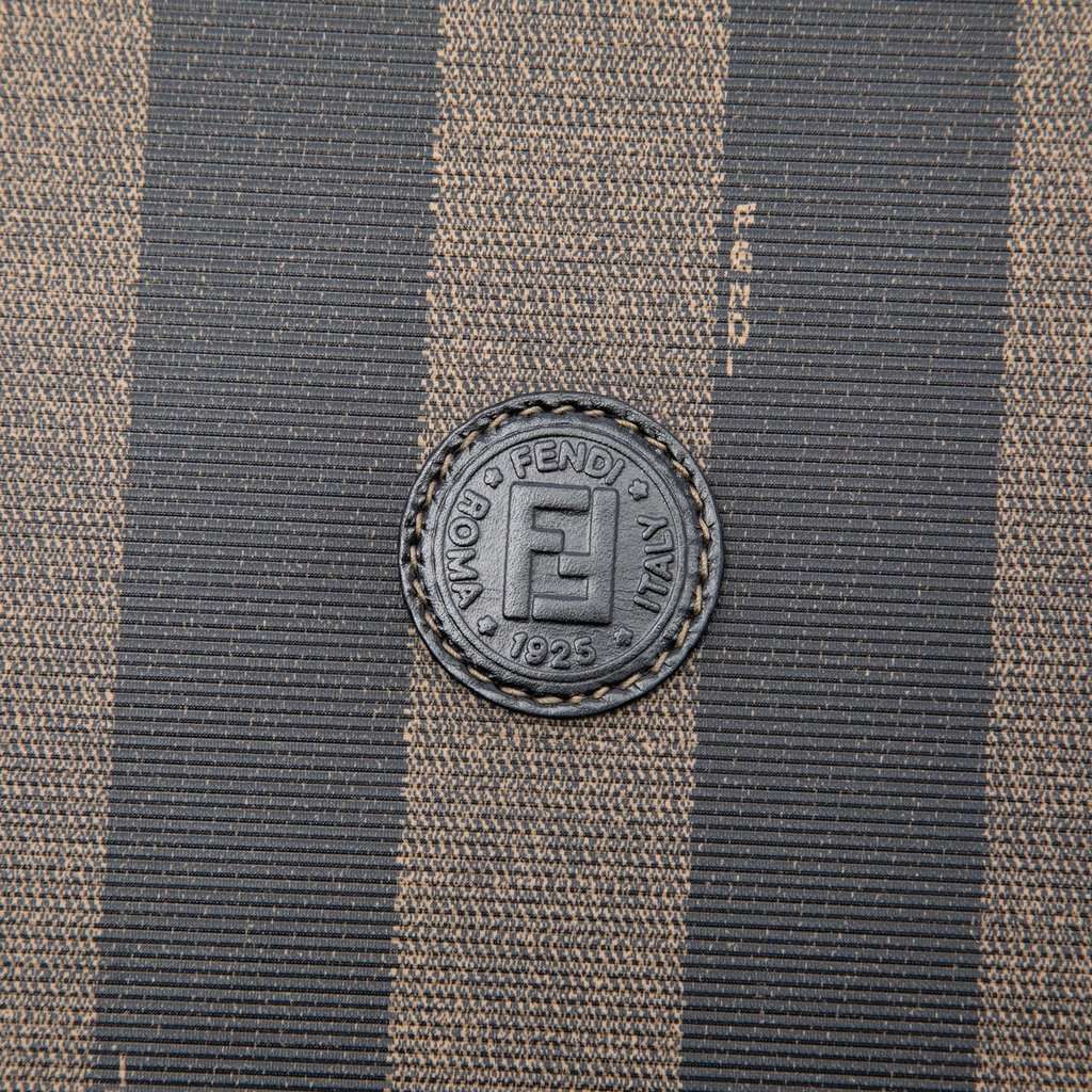 Fendi Pequin Coated Canvas Tote Brown Very good - Box View