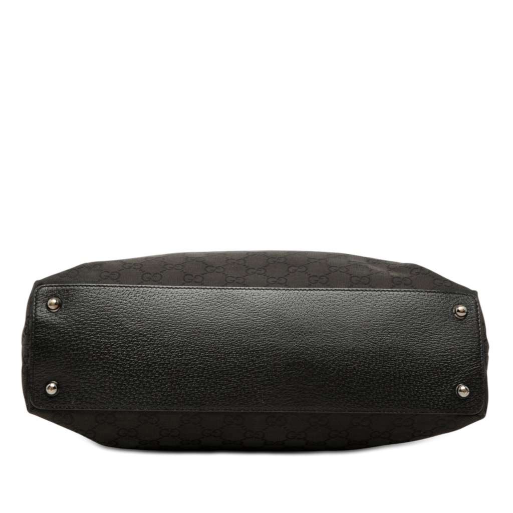 Gucci Medium GG Canvas Eclipse Tote Black Very good condition - Inside View