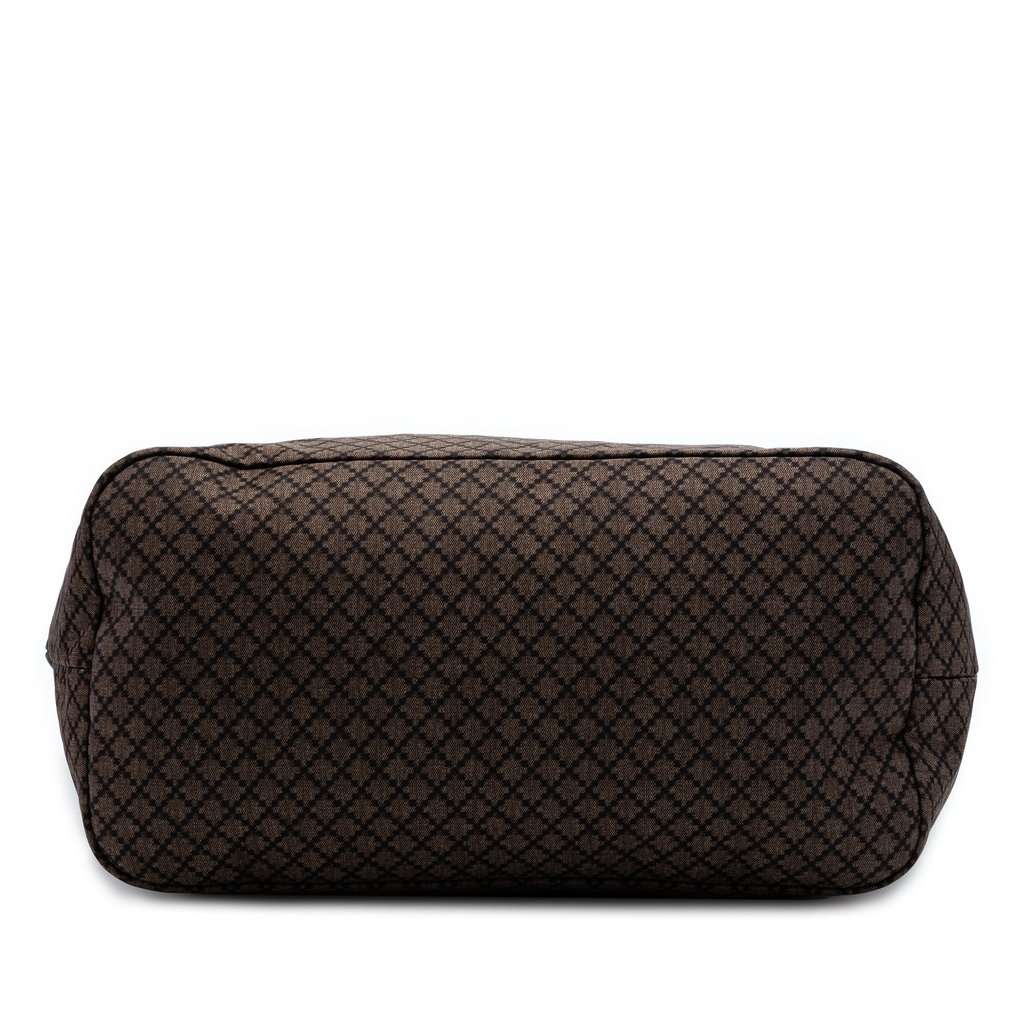 Gucci Diamante Nylon Web Tote Brown Very good condition - Inside View