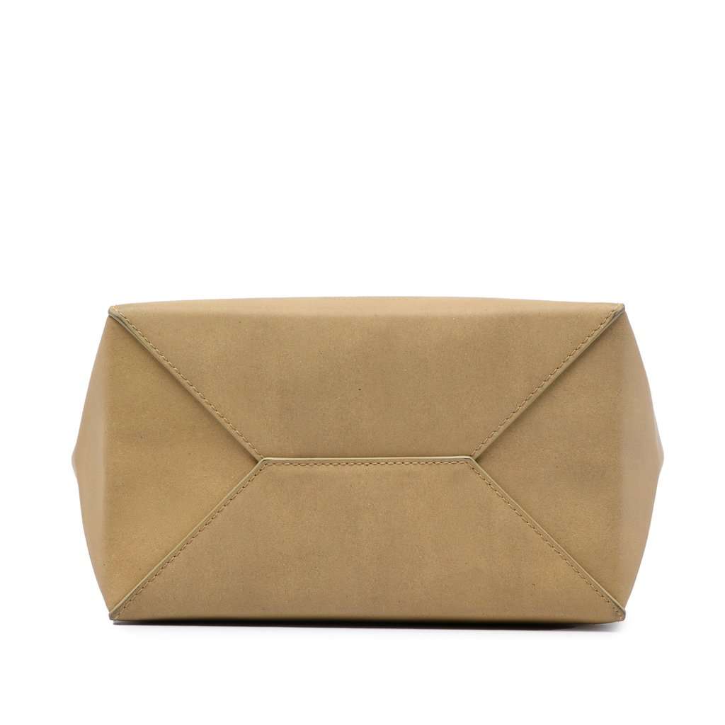 Bottega Veneta Small Raw Paper Calfskin Tote Beige Leather Very good - Inside View