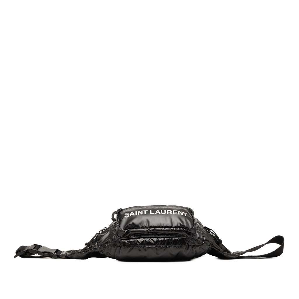 Saint Laurent Nylon Nuxx Belt Bag Black Very good condition - Inside View
