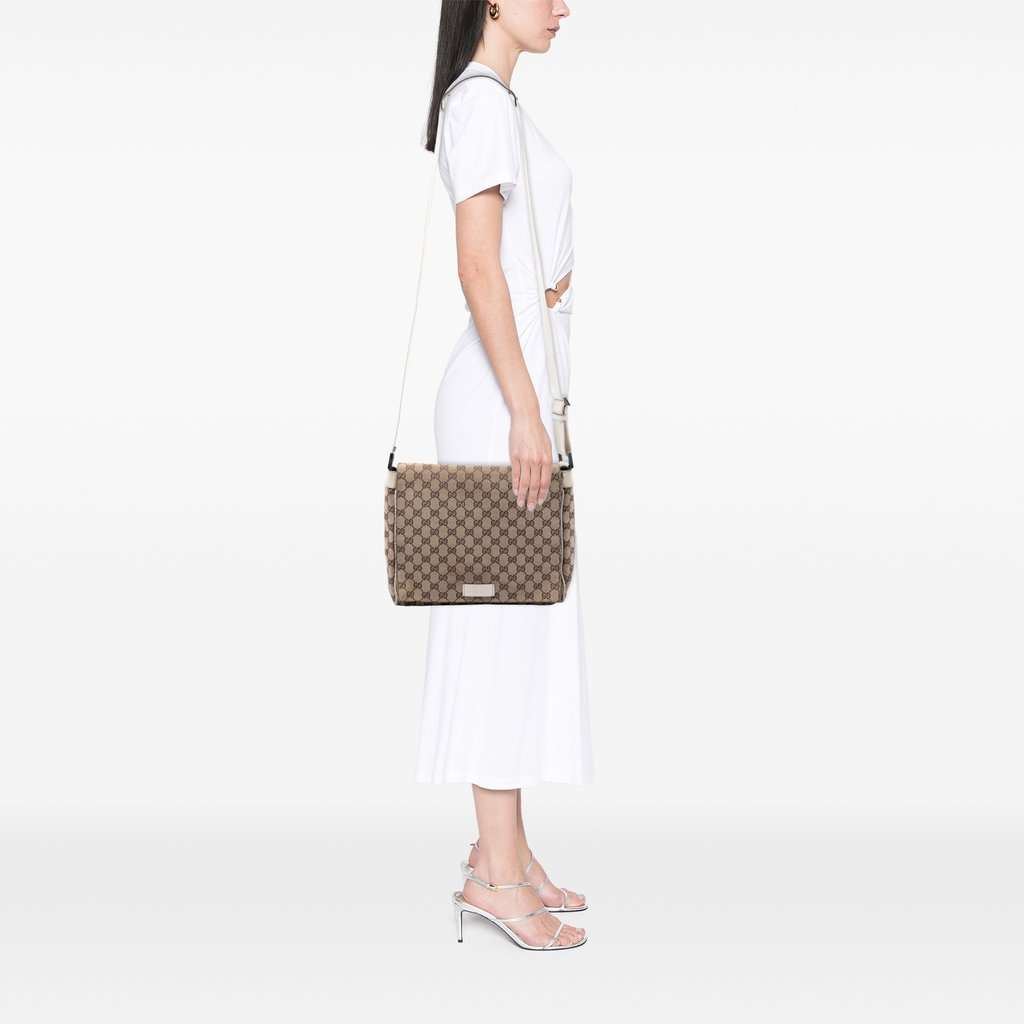 Gucci GG Canvas Crossbody Beige Very good condition - Box View