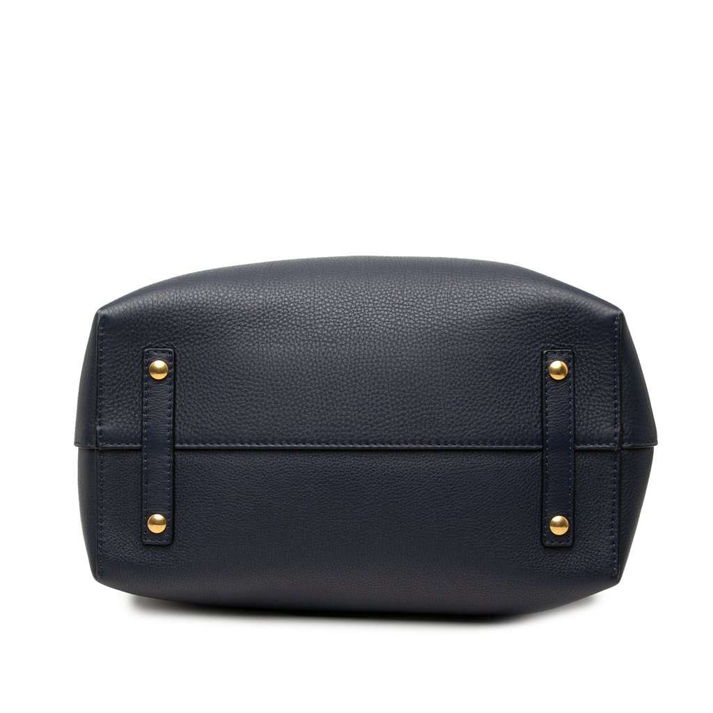 Burberry Medium Bicolor Leather Marais Belt Bag Blue Leather Very good - Inside View