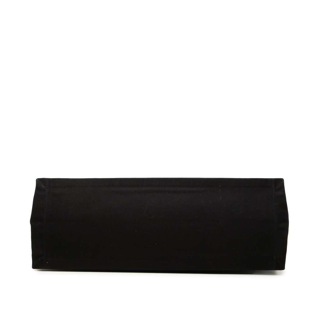 Saint Laurent Large Canvas Rive Gauche Tote Black Very good condition - Inside View