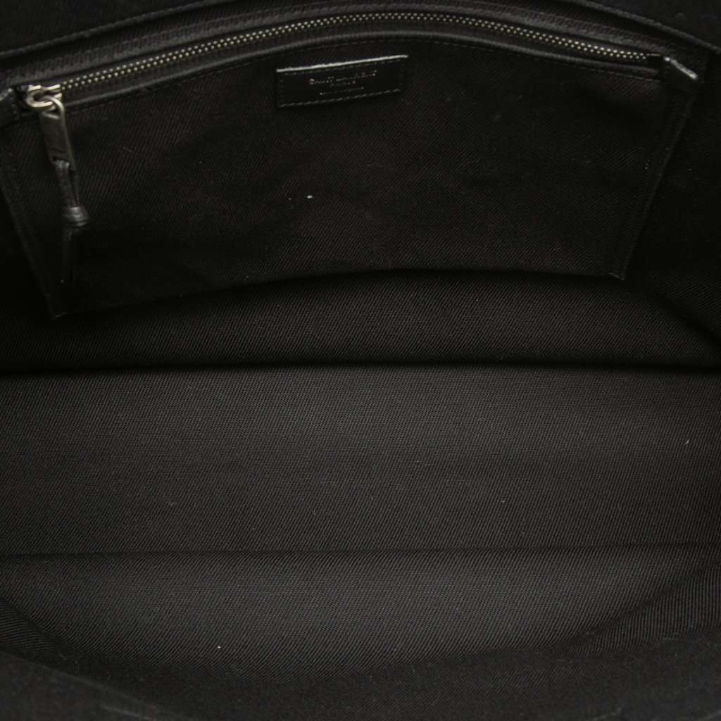 Saint Laurent Large Canvas Rive Gauche Tote Black Very good condition - Model View