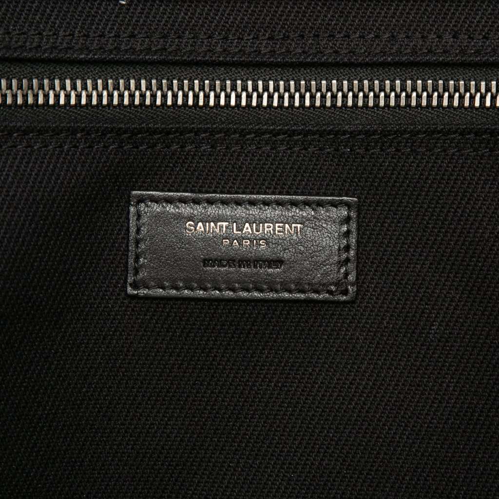 Saint Laurent Large Canvas Rive Gauche Tote Black Very good condition - Box View