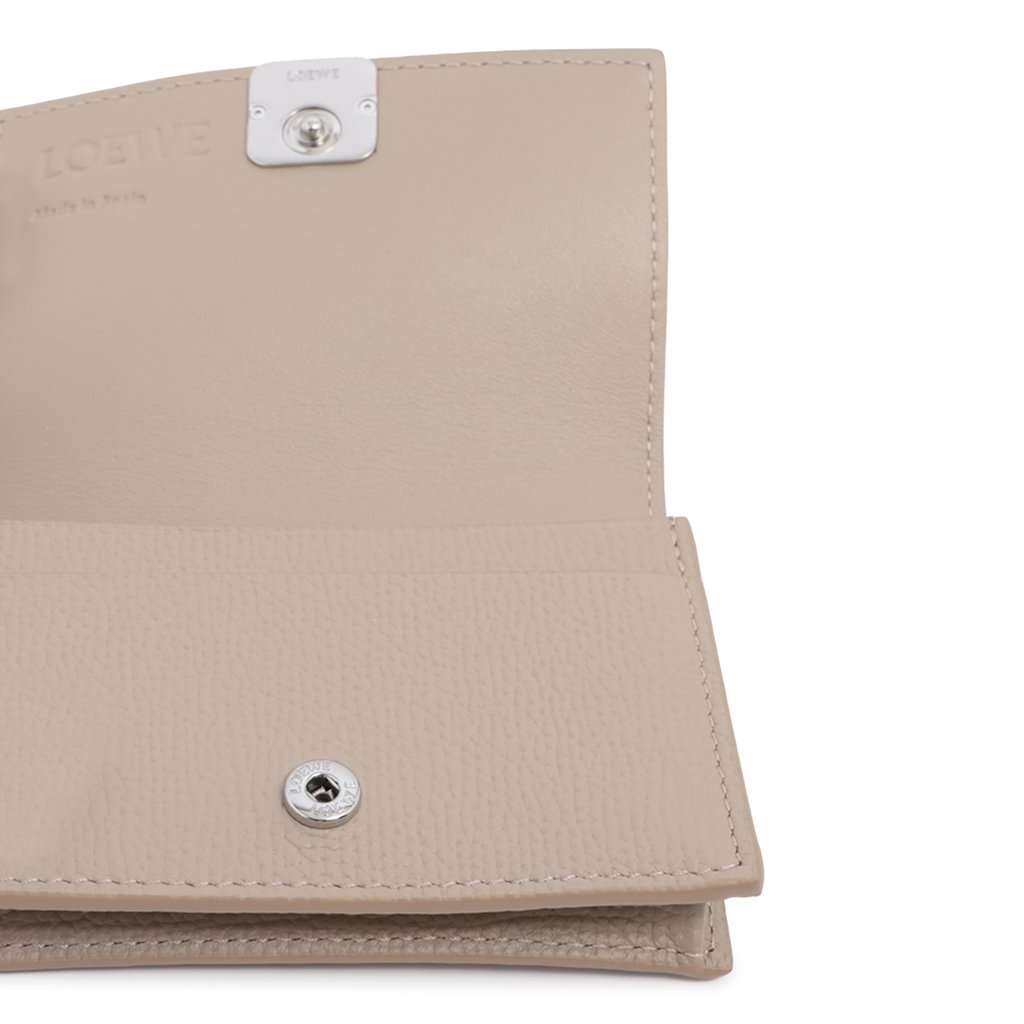 Loewe Leather Anagram Card Case Beige Leather Very good condition - Box View