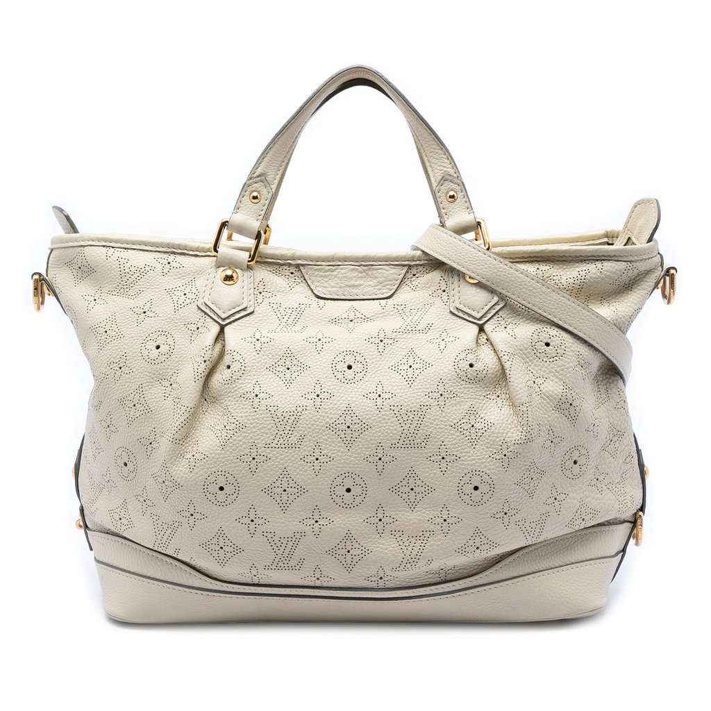 Louis Vuitton Monogram Mahina Stellar PM White Leather Very good - Front View