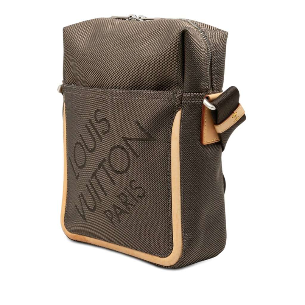 Louis Vuitton Damier Geant Citadin Messenger Bag Brown Very good condition - Back View