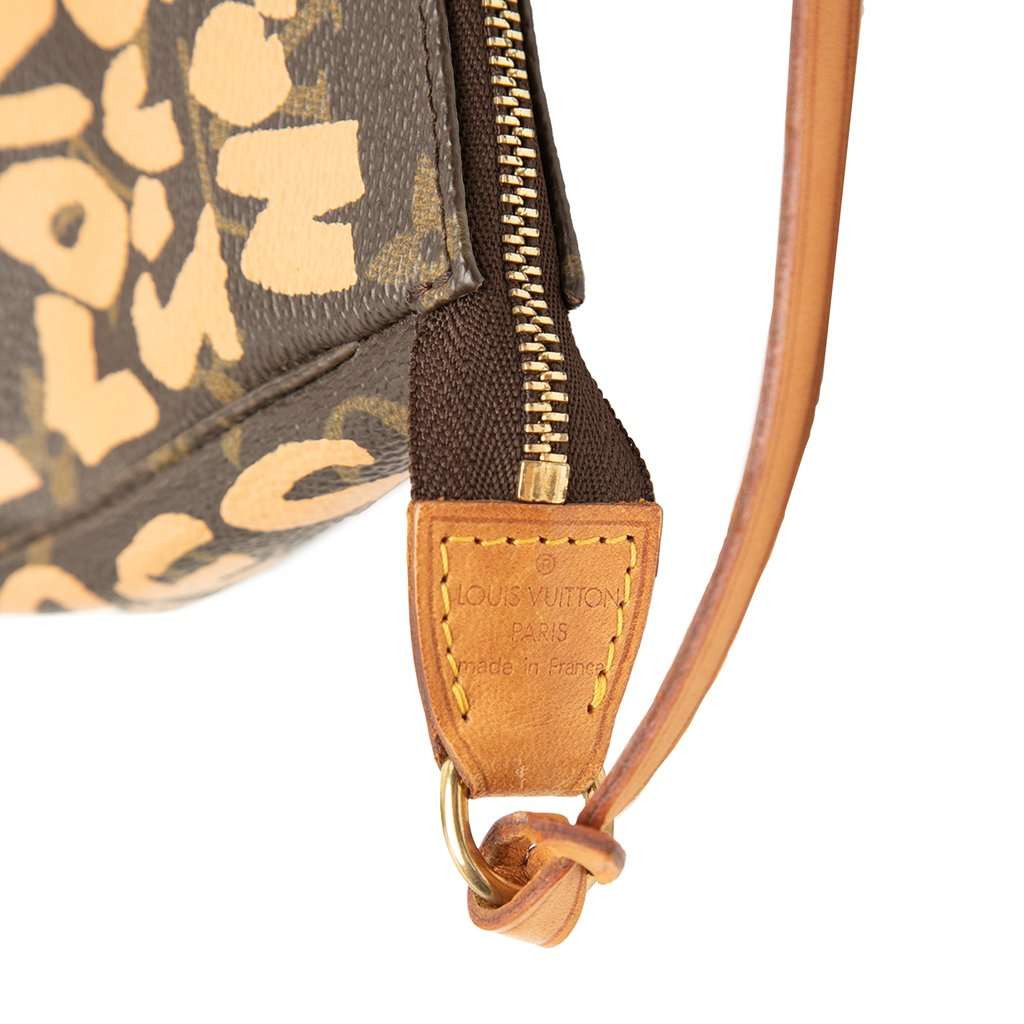 Louis Vuitton Stephen Sprouse Monogram Graffiti Pochette Accessoires Brown Very good condition - Box View