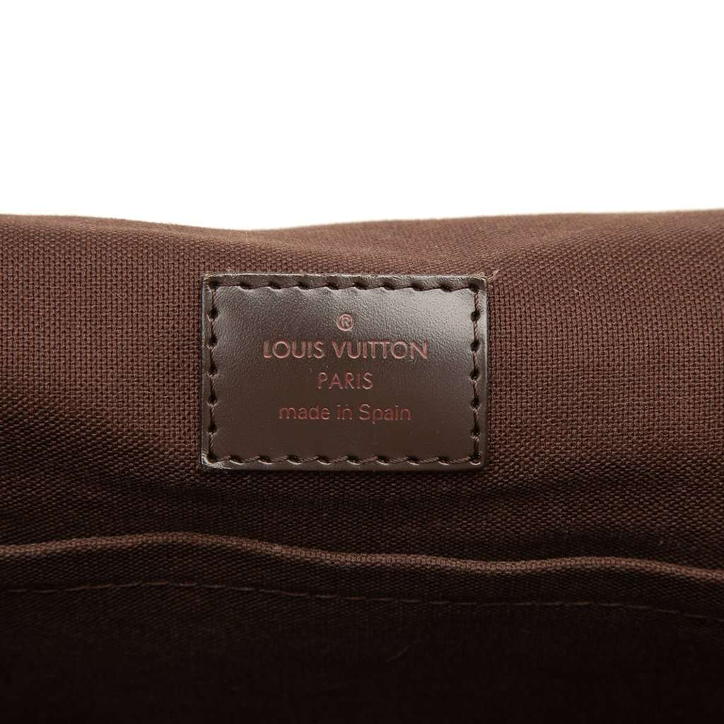 Louis Vuitton Damier Ebene Brooklyn GM Brown Very good - Box View